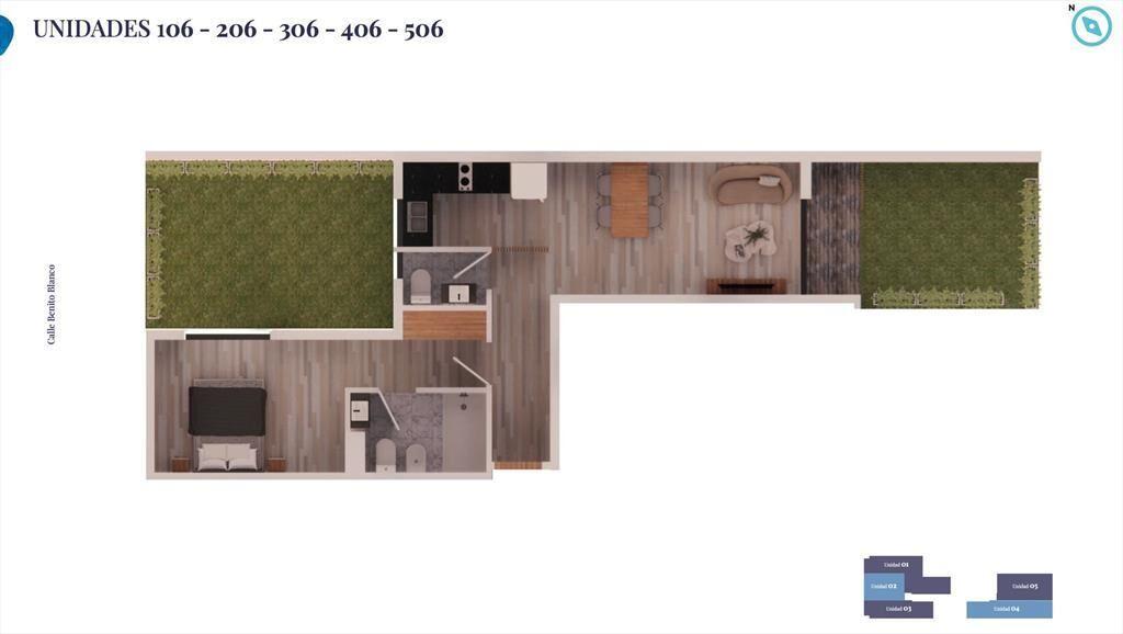 VENTA APARTAMENTO 1 DORMITORIO POCITOS
