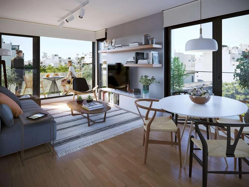 Venta de apartamento de 1 dormitorio al frente con terraza,