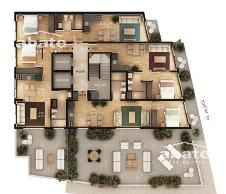Venta apartamento 2 dormitorios en Buceo con gran terraza