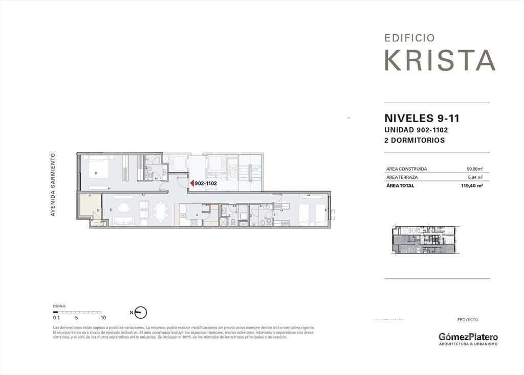 Apartamento en venta de 2 dormitorios en Punta Carretas