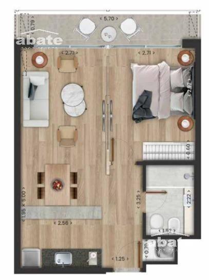 Venta apartamento 1 Dormitorio en La Blanqueada
