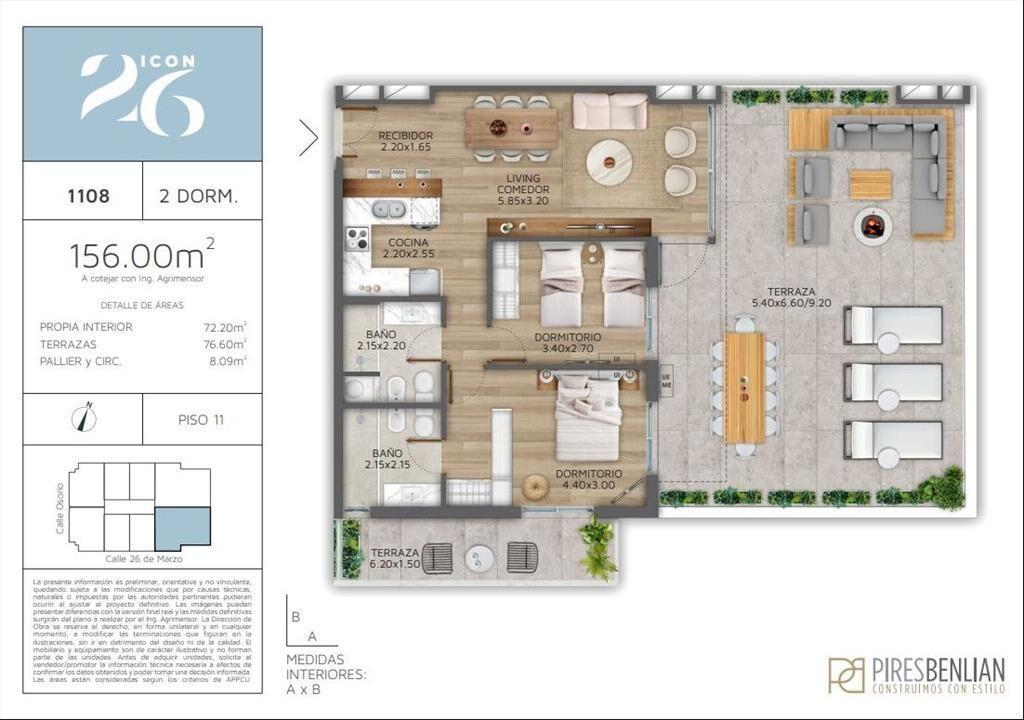 Oportunidad Apartamento en Pozo, Pocitos 2 Dormitorios con