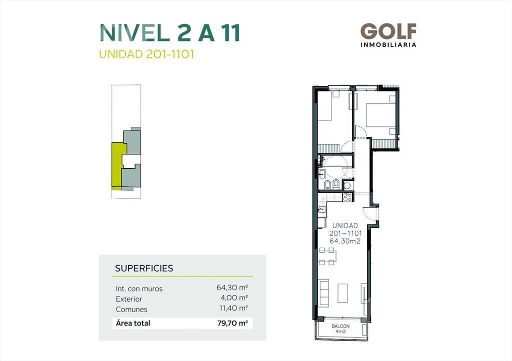 Venta de apartamento de 2 dormitorios en La Blanqueada