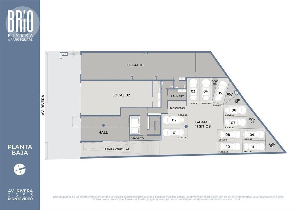 Venta de apartamento de 1 dormitorio con terraza en Pocitos