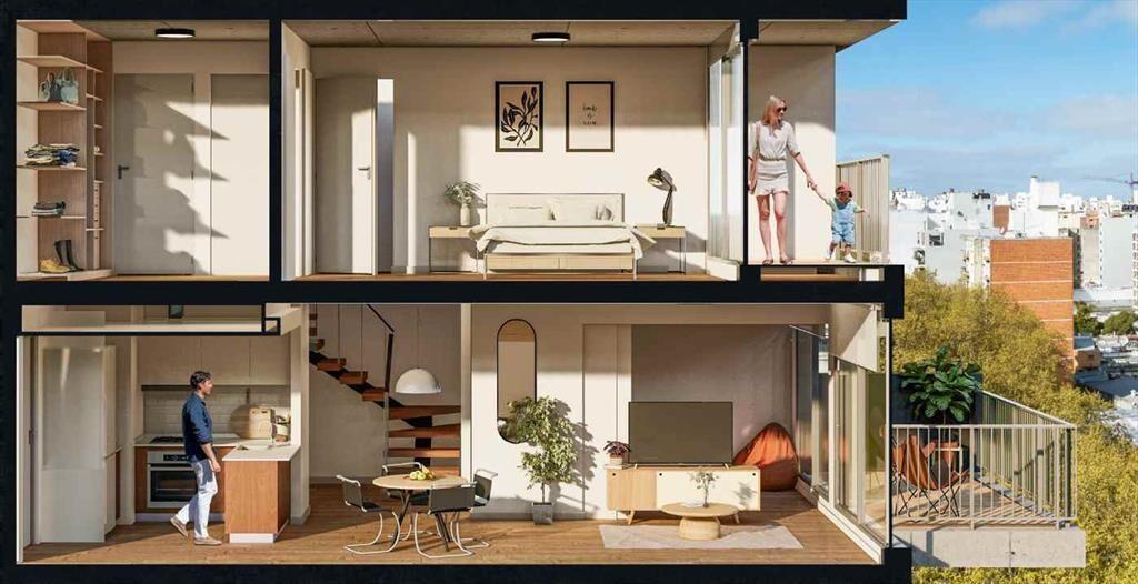 VENTA 1 DORM EN CORDON SUR ESTRENA OCTUBRE 2026
