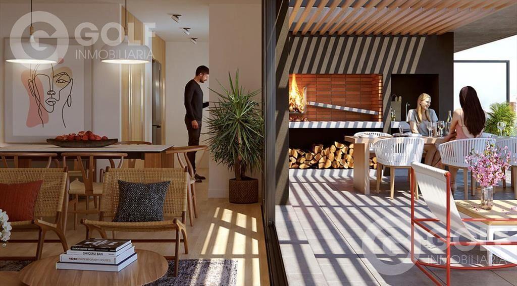Venta de apartamento 1 dormitorio con terraza en Pocitos