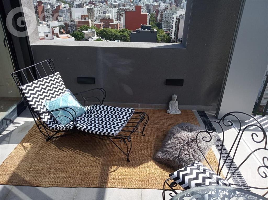 Venta de apartamento de 1 dormitorio con terraza y parrille