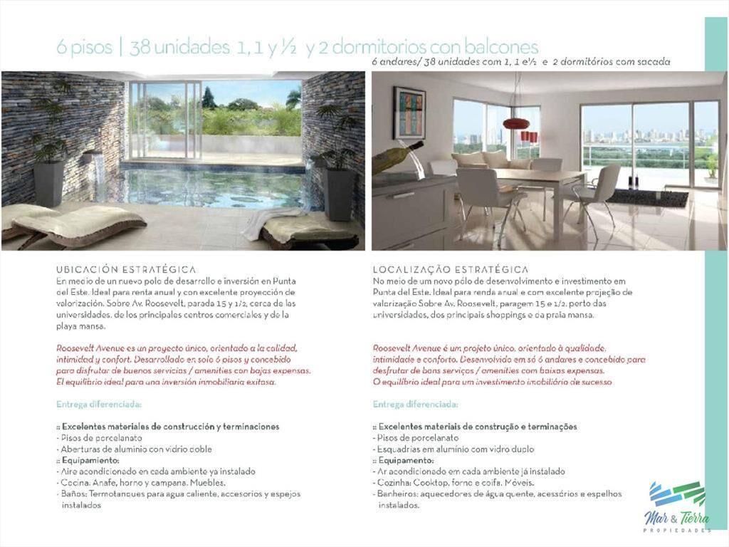 Apartamento en Roosevelt, 2 dormitorios *