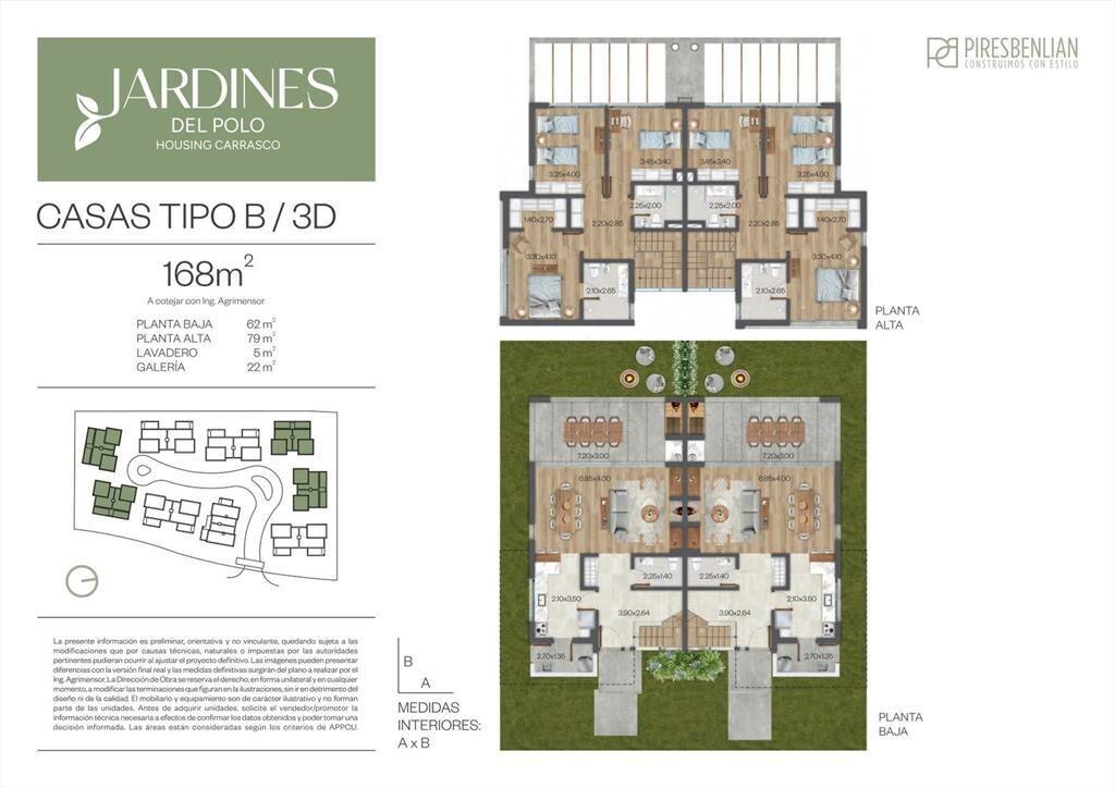 Venta Casa Duplex 3 Dormitorios en Carrasco Norte