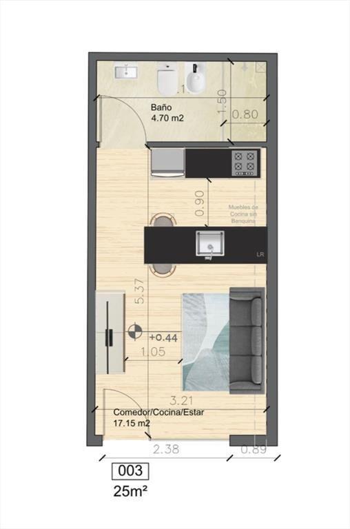 VENTA MONOAMBIENTE CENTRO A ESTRENAR