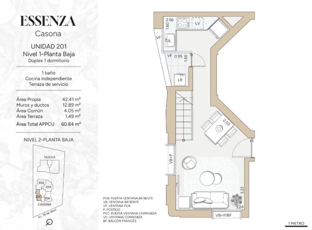 Venta apartamento 1 dorm en Prado, 19 de Abril y Agraciada