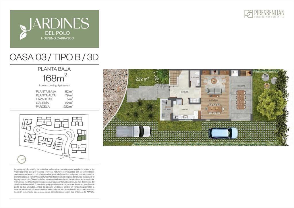 Venta Casa Duplex 3 Dormitorios en Carrasco Norte