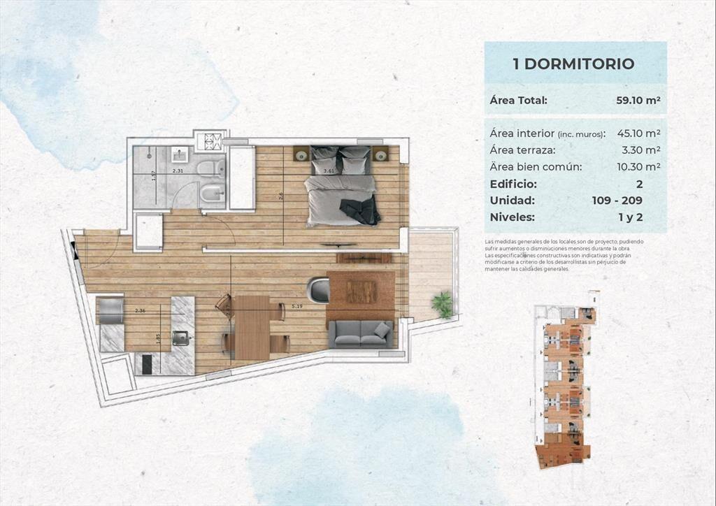 Venta Apartamento 1 Dormitorio en Cordon