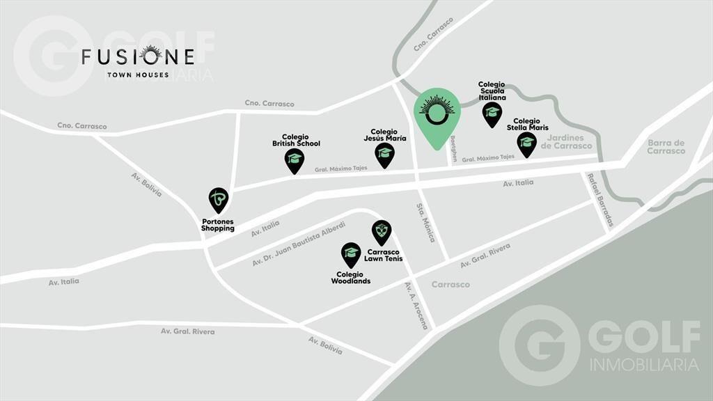 Venta apartamento 3 dormitorios con terraza en Carrasco FUS