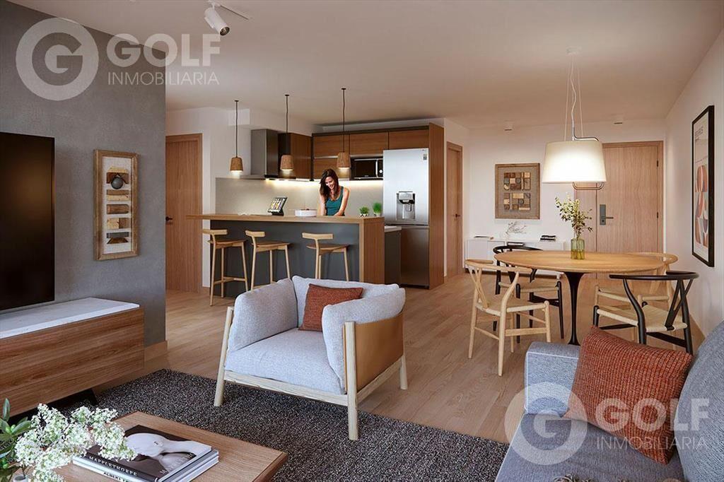 Venta apartamento monoambiente con terraza en Pocitos