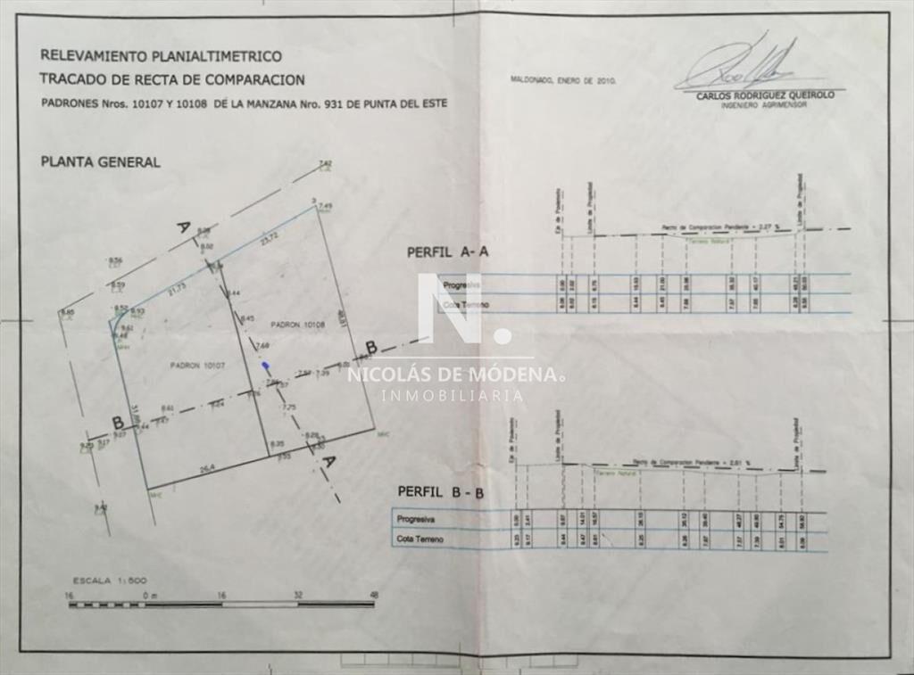 Excelente Terreno de 2100 m2 en Rincón del Indio