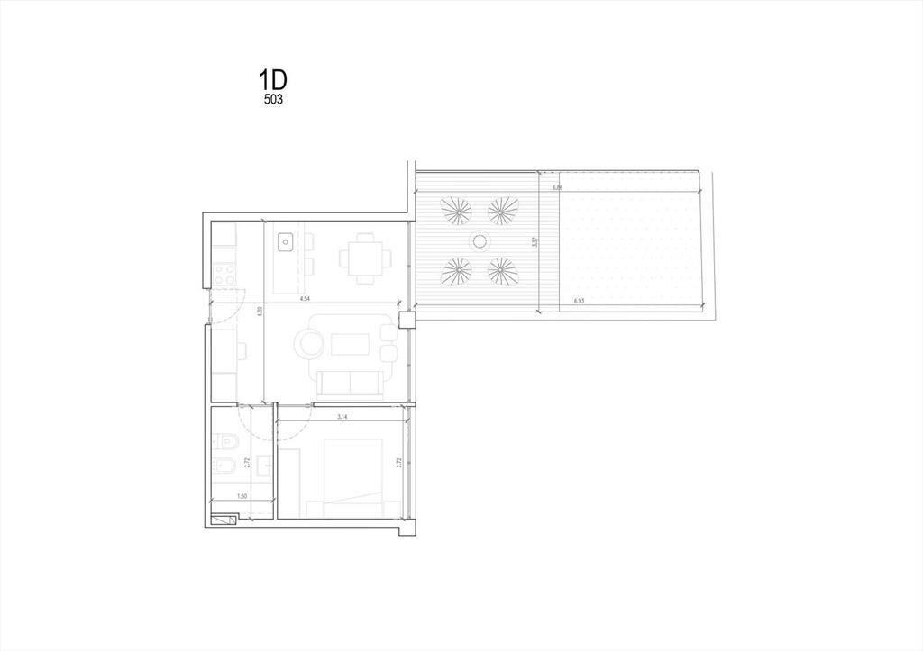 Venta 1 Dormitorio en La Blanqueada