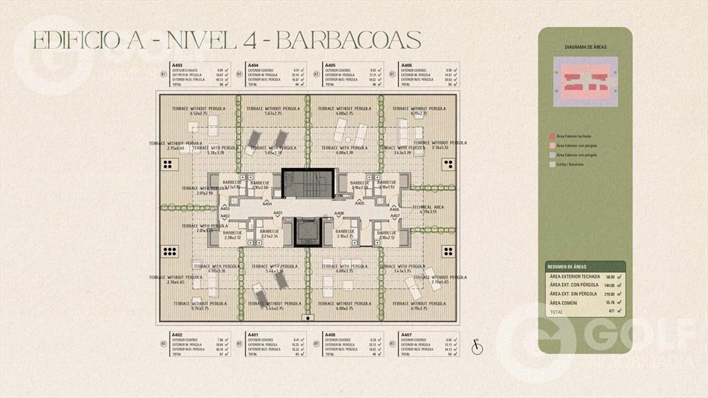 Venta apartamento dos dormitorios con rooftop en La Barra,