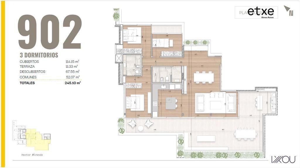 Venta de Apartamento 3 Dormitorios en RISCO By IXOU,...
