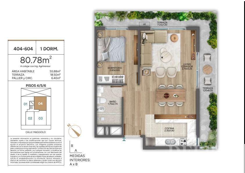 Venta Apartamento - Parque Rodó DELREY PROPIEDADES