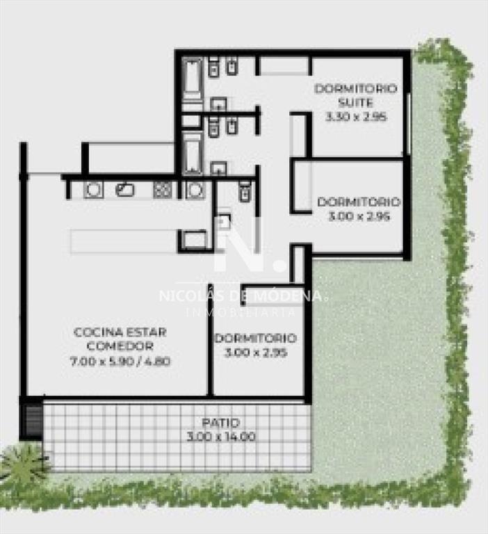 Moderno estilo, Molino Giot, en zona residencial