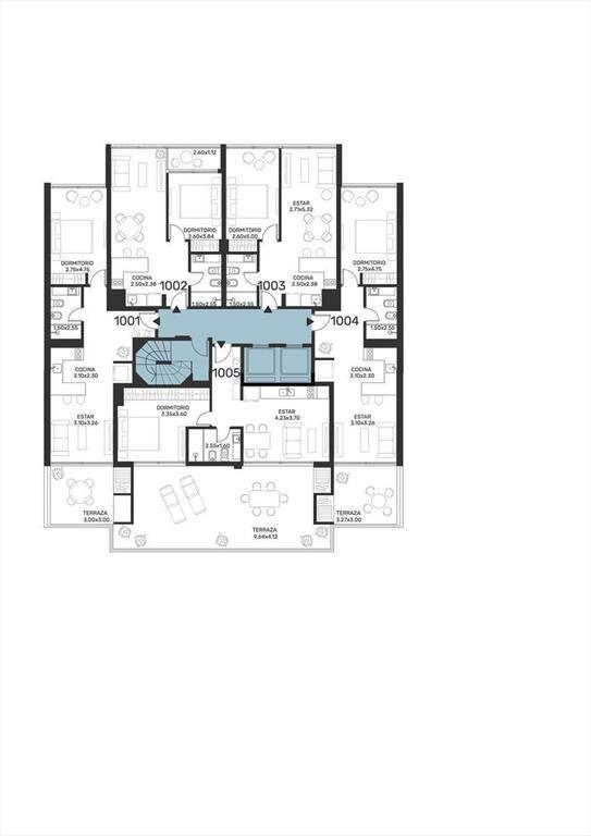Apartamento penthouse de un dormitorio en venta en Punta C