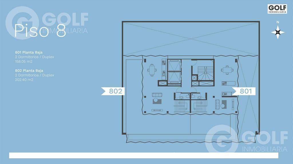 Apartamento en venta de 2 dormitorios DÚPLEX en Barrio Sur