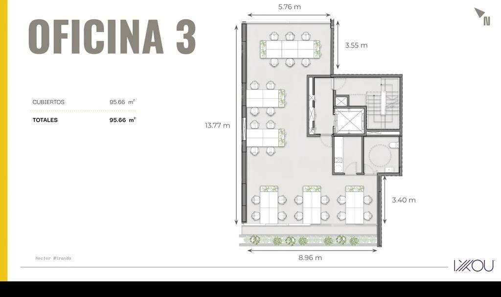 Venta de oficina de 125m² en Risco, Punta Carretas