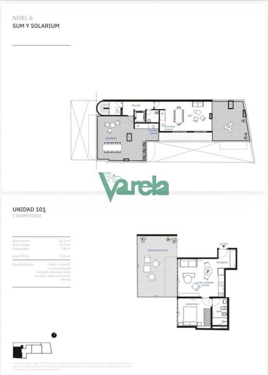 Venta apartamento, La Blanqueada,1 dormitorio, y