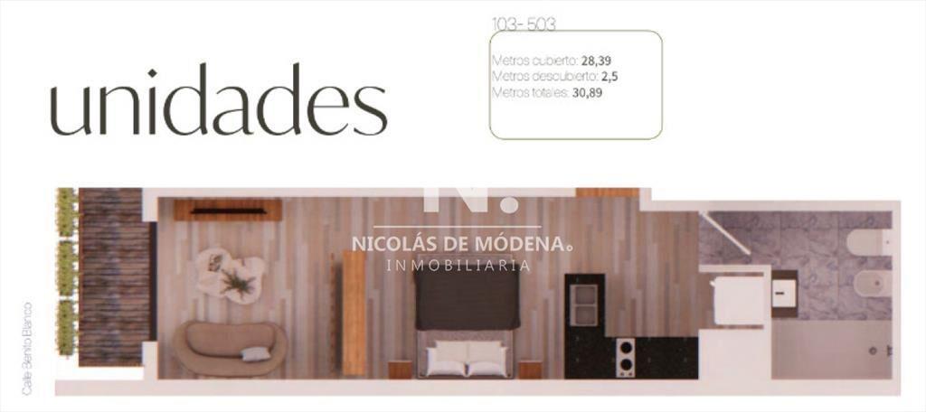 Oportunidad Monoambiente en Construccion en Pocitos Nuevo,M