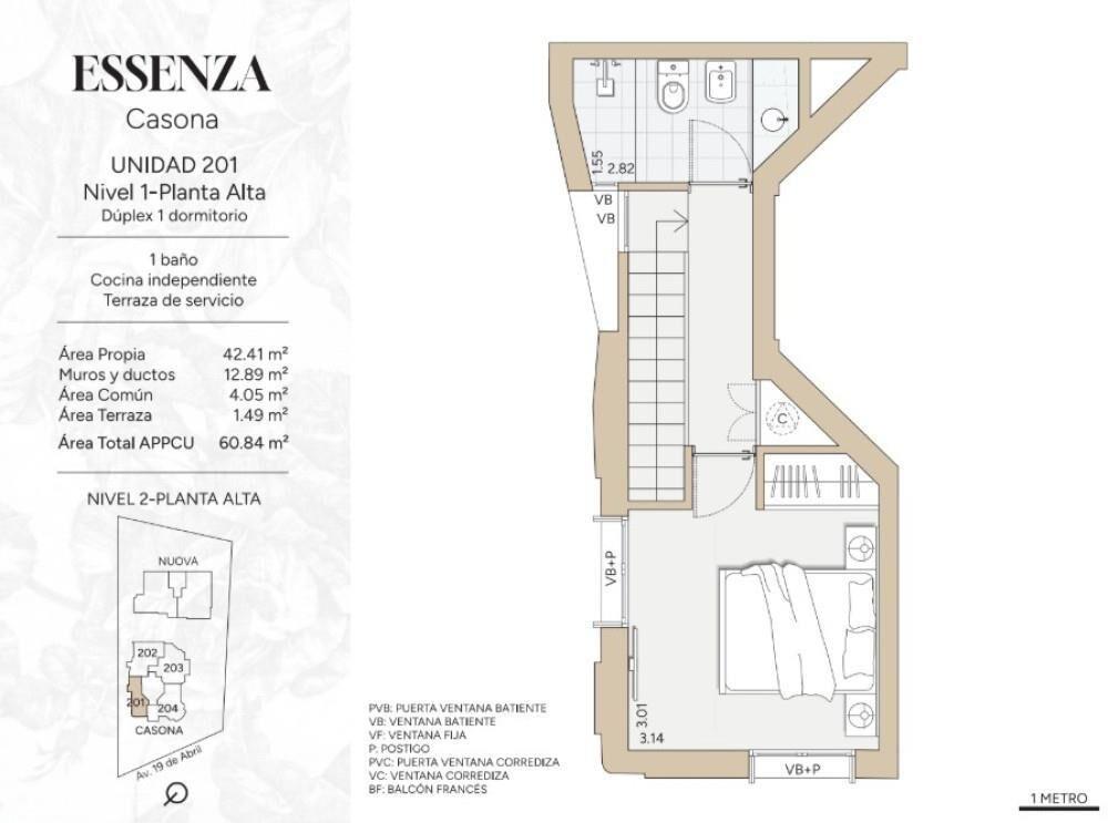 Venta apartamento 1 dorm en Prado, 19 de Abril y Agraciada