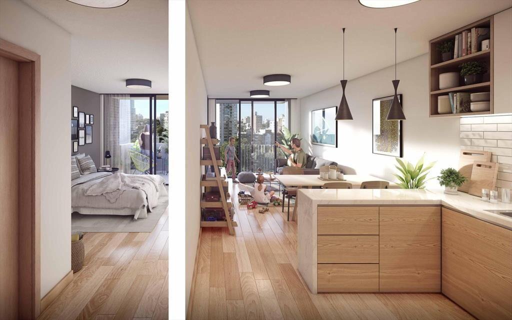 Venta apartamento monoambiente Pocitos Yes Plaza Varela