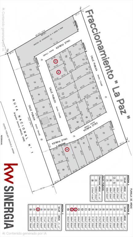 Venta de terrenos por Ruta 1. Financiación!!!