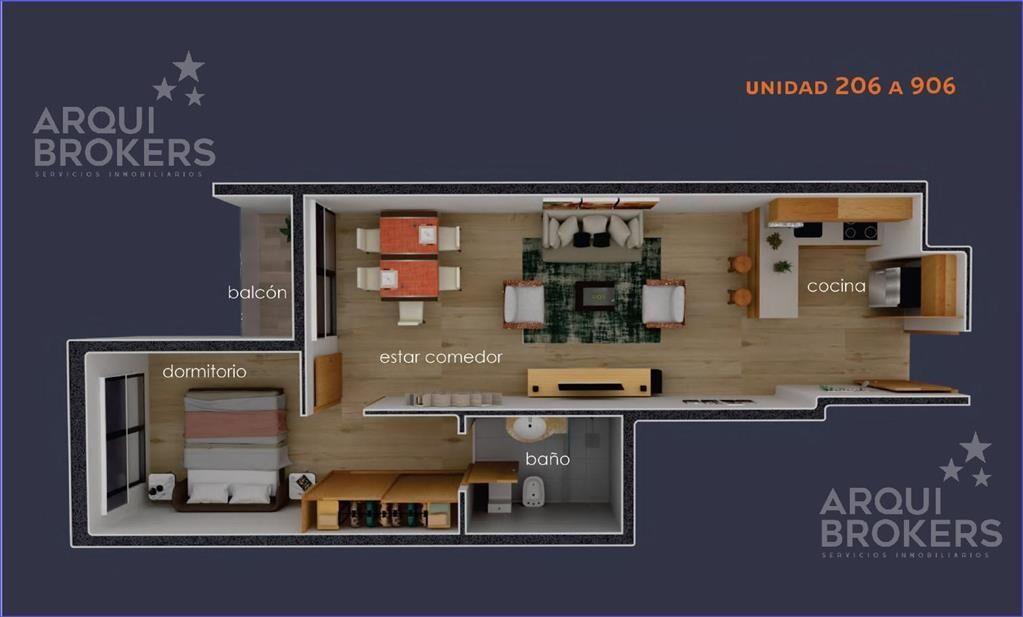 Apartamento de un dormitorio en venta en Parque Batlle - 20