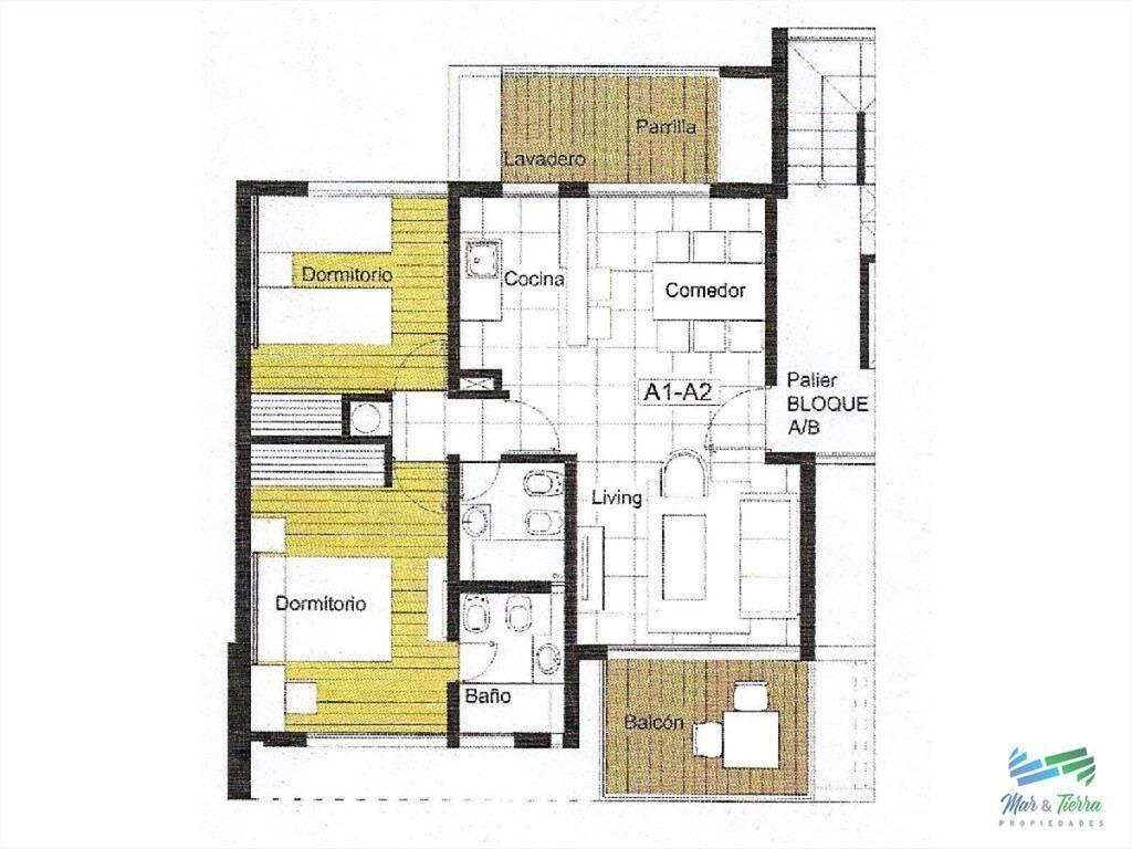 Apartamento en Rincón del Indio, 2 dormitorios