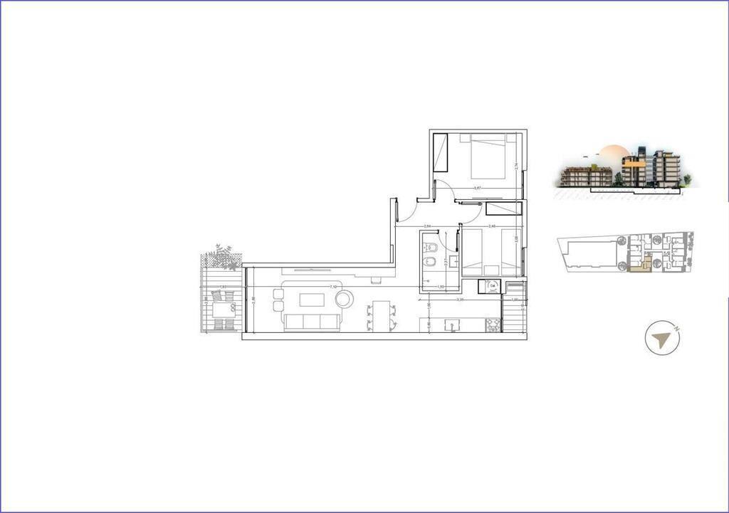 Venta apartamento dos dormitorio en Parque Batlle - 506