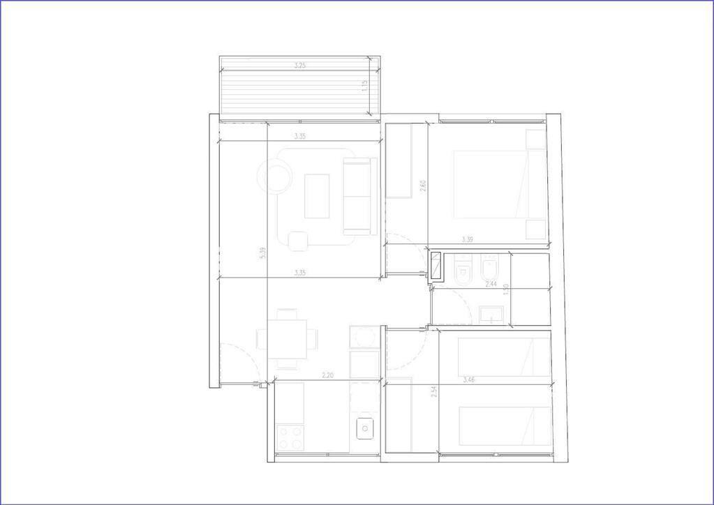 Venta apartamento dos dormitorios en La Blanqueada- 104