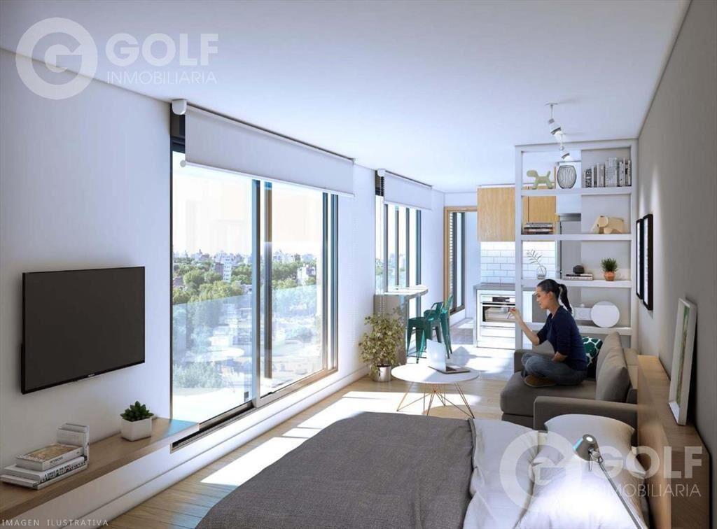 Venta de monoambiente con terraza en Punta Carretas