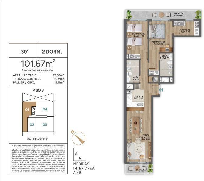 Venta Apartamento - Parque Rodó DELREY PROPIEDADES