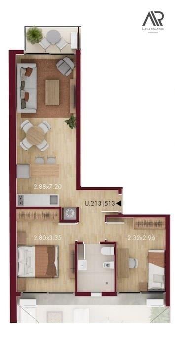 APARTAMENTO DE 2 DORMITORIOS, CON TERRAZA EN LA BLANQUEA...