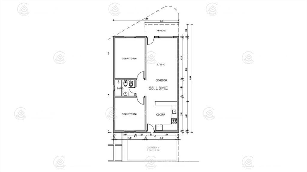 VENTA CASA 2 DORMITORIOS 1 BAÃ?O A ESTRENAR 4H