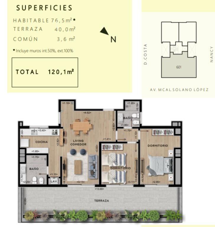 Venta de apartamento Penthouse de 2 dormitorios en Buceo