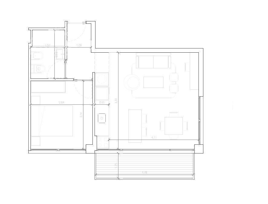 Venta apartamento dos dormitorios en La Blanqueada-1607