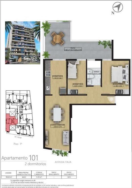Venta Apartamento - La Blanqueada DELREY PROPIEDADES