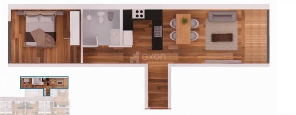VENTA APARTAMENTO 1 DORMITORIO CORDON  EN OBRA