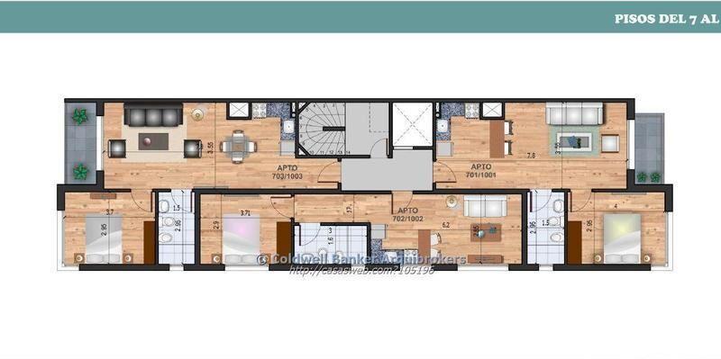 Alquiler apartamento un dormitorio con muebles en Pocitos