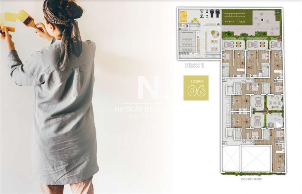 Venta Monoambiente con Terraza Estrenar en
