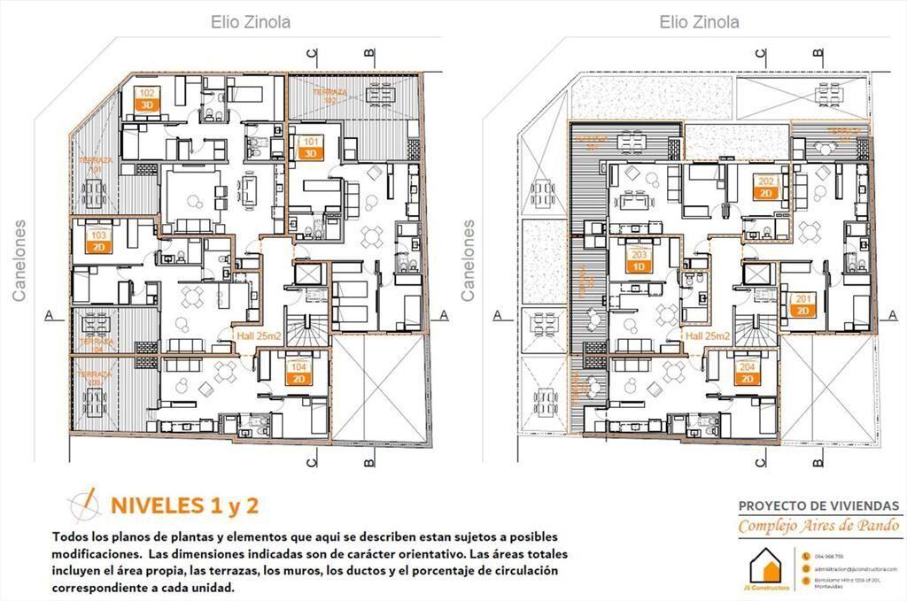 Venta apartamento 2 dormitorios en Aires de Pando