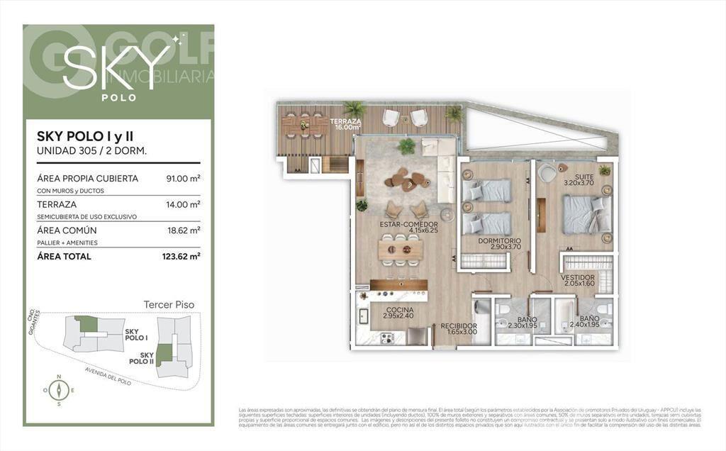 Venta de apartamento en POLO