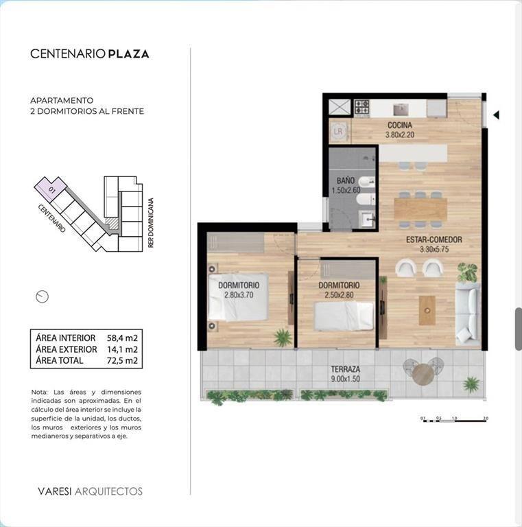 apartamento La Blanqueada Proyecto